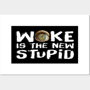 Woke Is The New Stupid Posters and Art